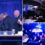 chaos-at-the-white-house-correspondents’-dinner-after-shots-rang-out-and-trump-was-evacuated:-photos