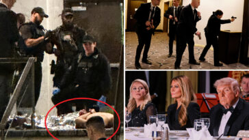 trump-rushed-out-of-white-house-correspondents’-dinner-after-shots-fired-outside-ballroom,-gunman-down