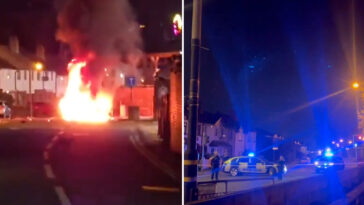 “major-security-alert”-in-northern-ireland-as-car-explodes-outside-police-station