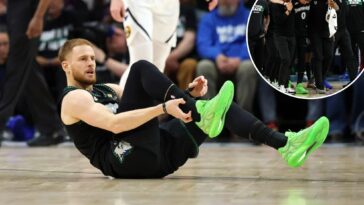 donte-divincenzo-tears-achilles-in-timberwolves-crusher-as-anthony-edwards-also-exits-game-4-with-injury