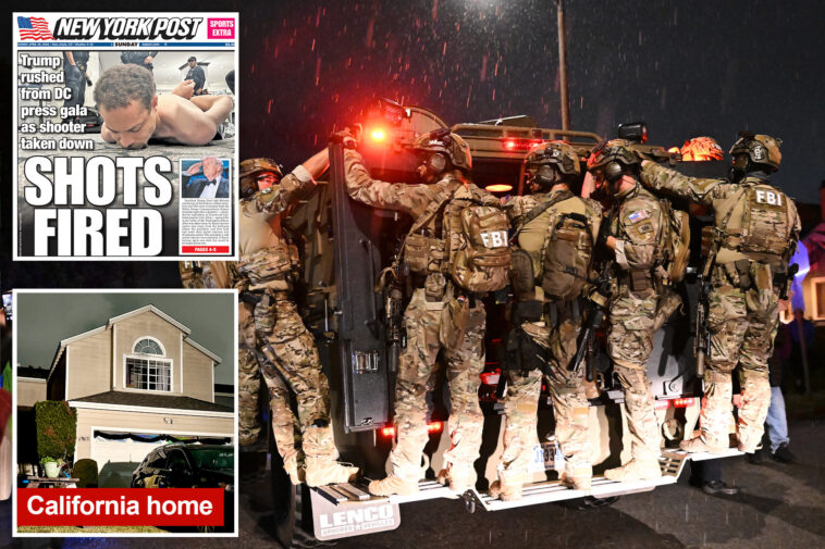 fbi-raids-home-of-suspected-white-house-correspondents’ dinner-shooter-cole-allen-outside-los-angeles