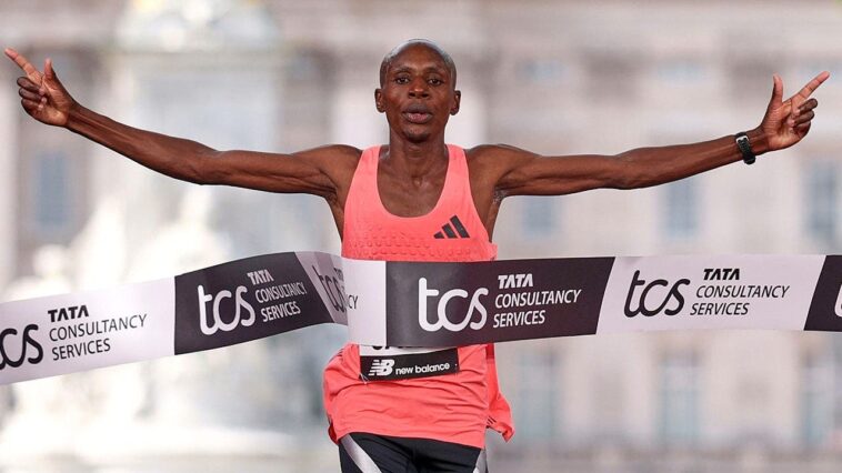 sabastian-sawe-finishes-london-marathon-in-under-two-hours-to-break-men’s-world-record