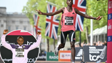 historic-feet:-london-marathon-runner-is-first-person-to-finish-in-under-2-hours