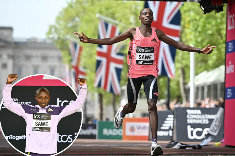 historic-feet:-london-marathon-runner-is-first-person-to-finish-in-under-2-hours