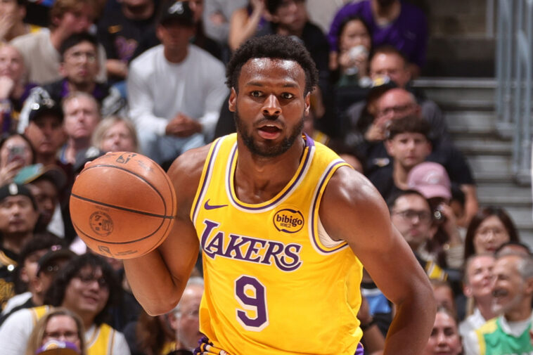 lakers’-bronny-james-making-most-of-playing-time in-nba-playoffs
