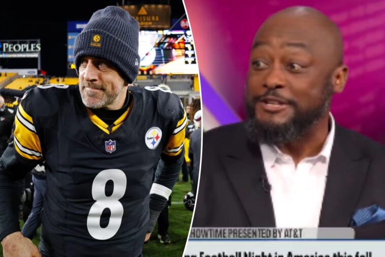 mike-tomlin-believes-aaron-rodgers-will-play-for-steelers-in-2026:-‘love-affair-with-the-game’