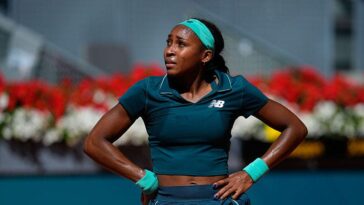 coco-gauff-vomits-mid-match,-still-secures-win-as-illness-rips-through-madrid-open