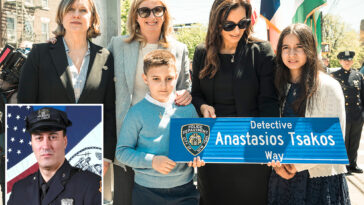 nyc-street-renamed-in-honor-of-nypd-det.-anastasios-tsakos-5-years-after-he-was-killed-by-drunk-driver