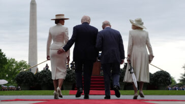 president-trump-gives-first-lady-melania-a-playful-tap-on-the-tush-during-meeting-with-king-charles-and-queen-camilla