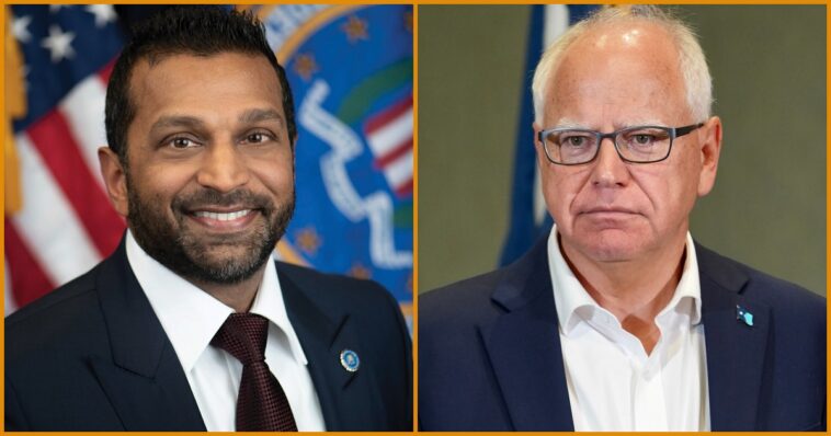 kash-patel-torches-corrupt-tim-walz-after-democrat-governor-tries-to-steal-credit-for-federal-raid-busting-massive-minnesota-fraud-ring-that-ballooned-under-his-watch