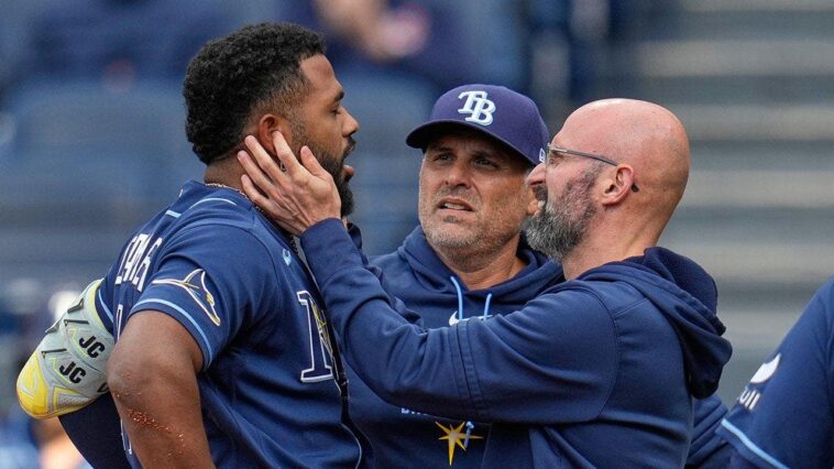 rays-star-junior-caminero-takes-foul-tip-to-the-face-in-bruising-scene