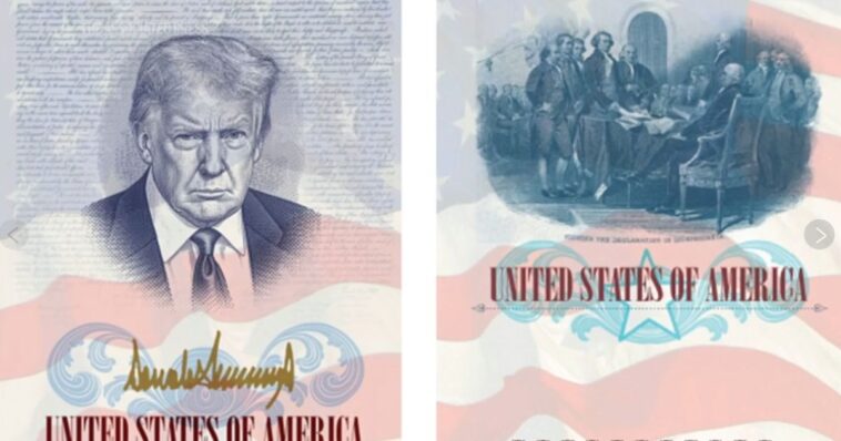 state-department-to-issue-limited-edition-passports-featuring-president-trump’s-portrait-and-signature-for-america’s-250th-birthday