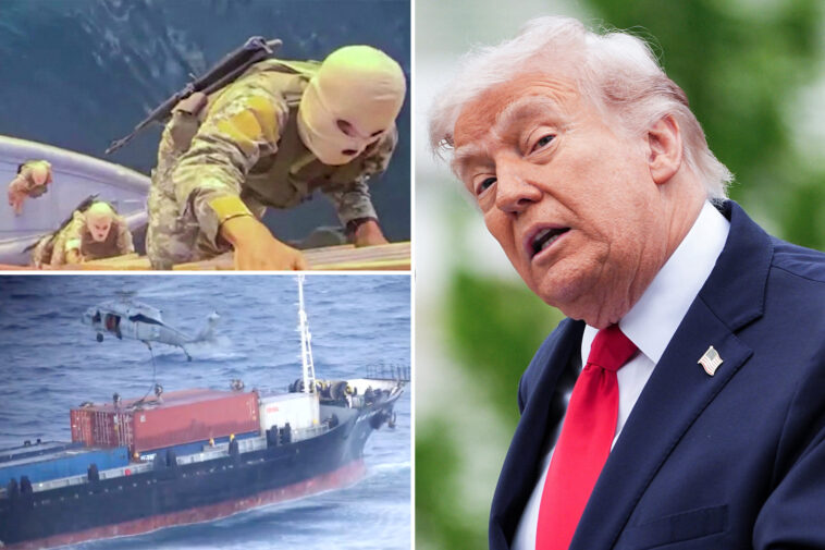 trump-says-iran-‘choking-like-a-stuffed-pig’-on-strait-of-hormuz-blockade