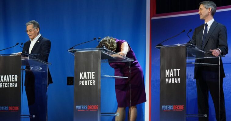 california-gov-candidates-beat-each-other-up-at-debate-after-poll-indicates,-even-after-swalwell-exit,-gop-might-lock-dems-out-of-race