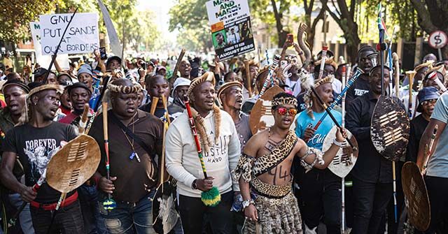 hundreds-march-against-mass-migration-in-pretoria,-south-africa