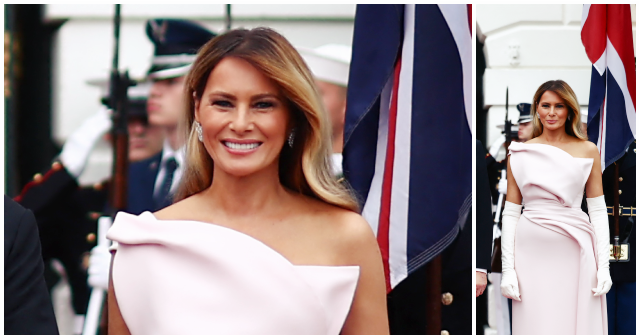fashion-notes:-melania-trump-reigns-in-dior-haute-couture-for-royal-dinner