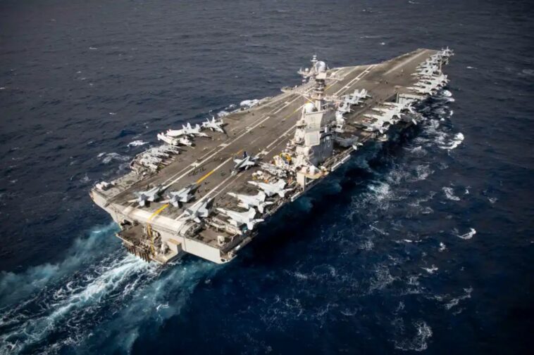 uss-gerald-ford-coming-home-after-record-setting-deployment-to-iran-war,-maduro-capture