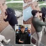 vile-video-shows-white-supremacist-nick-fuentes-pepper-spraying,-shoving-jewish-woman-outside-his-home