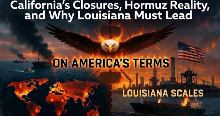 part-2:-refinery-reckoning-–-california’s-closures,-hormuz-reality,-and-why-louisiana-must-lead