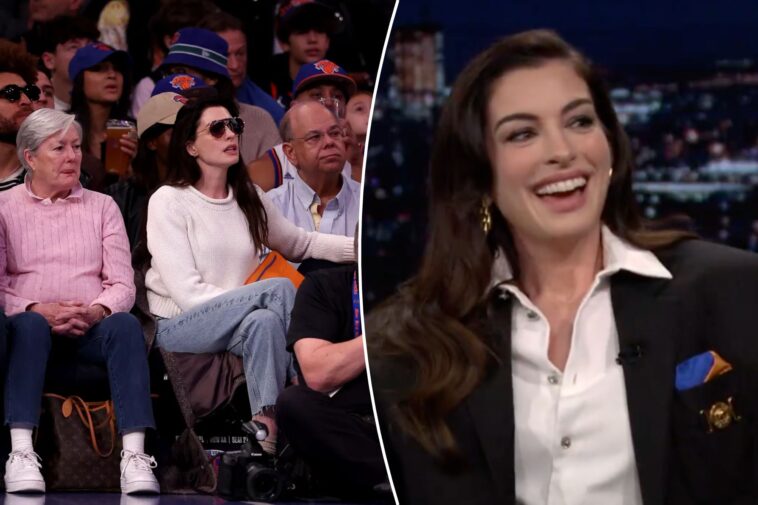 anne-hathaway-tells-jimmy-fallon-on-‘tonight-show’-why-she’s-a-‘motherly’-knicks-fan