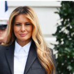 fashion-notes:-melania-trump-waves-goodbye-to-british-royals-in-dior-suit