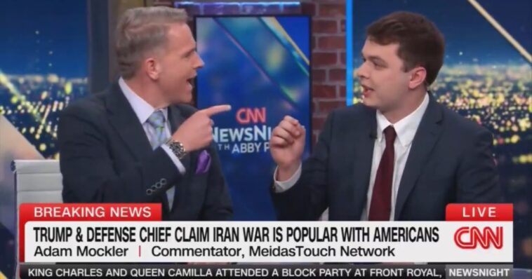 “get-your-f*cking-hand-out-of-my-face!”-cnn’s-scott-jennings-blows-up-at-soros-funded-liberal-podcaster-during-debate-over-iran-conflict-(video)