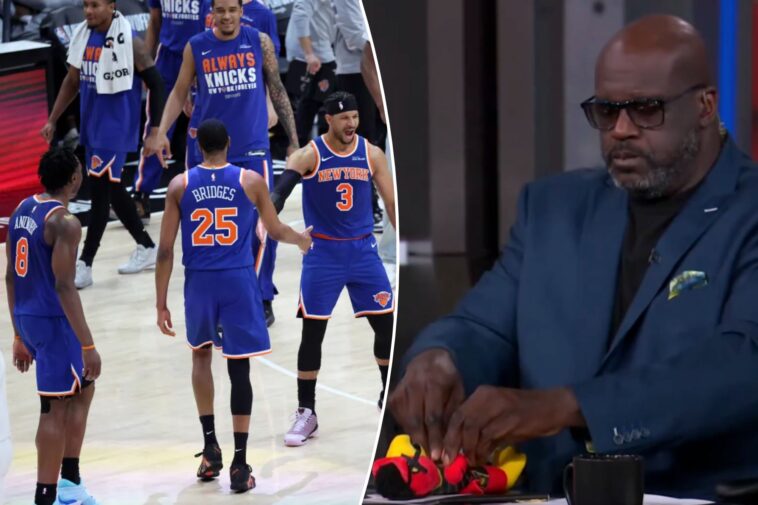 shaq-hilariously-tries-to-revive-hawks-after-embarrassing-first-half-against-knicks-—-it-didn’t-work