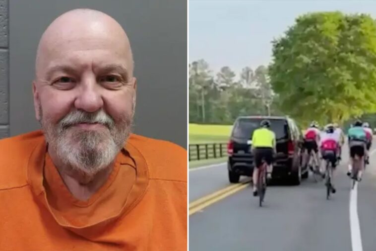 wild-video-captures-elderly-driver-jerry-ross,-72,-crashing-into-group-of-cyclists-on-georgia-road