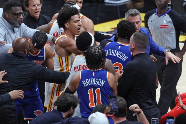 mitchell-robinson-avoids-suspension-after-heated-hawks-scuffle-in-knicks-sigh-of-relief