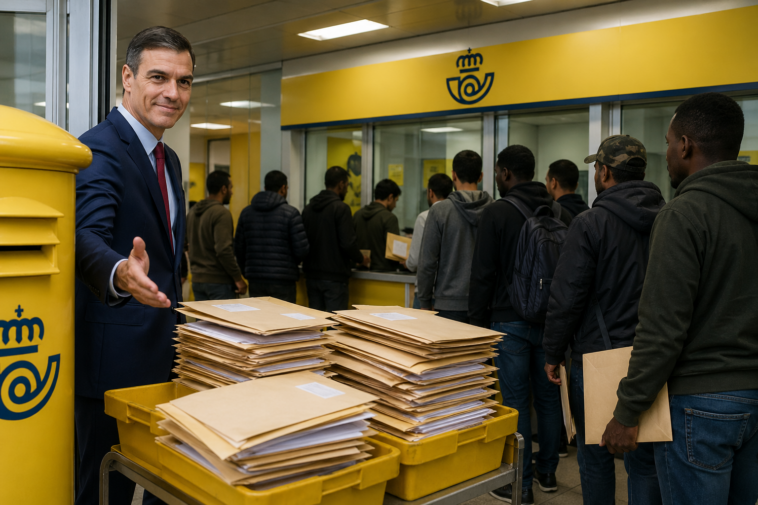 pedro-sanchez’s-amnesty-for-illegal-immigrants-in-spain-begins-by-using-post-offices-to-speed-it-up-without-controls
