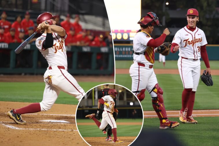 usc-ace-mason-edwards-stifles-rutgers,-sets-big-ten-strikeout-record