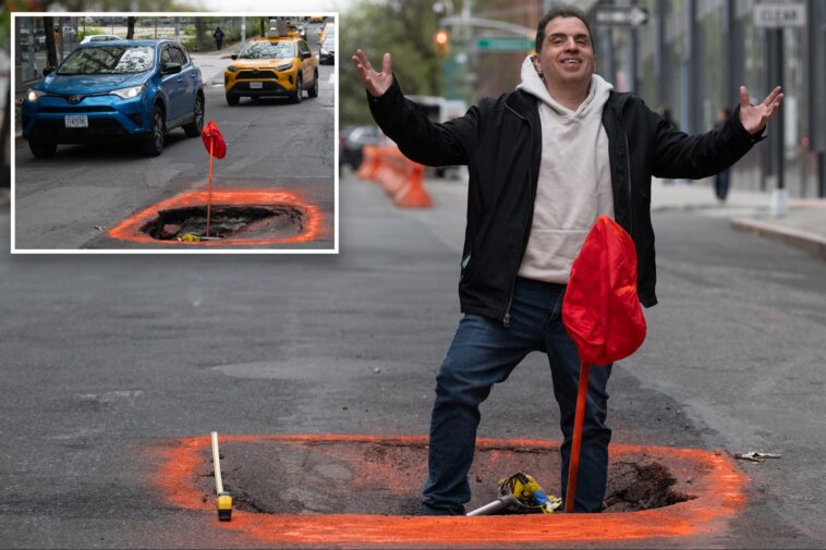 monster-nyc-pothole-wreaking-havoc-on-community-even-after-city-‘fixes’-it:-‘hellhole’
