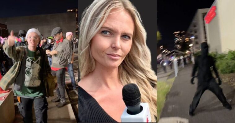 antifa-terrorists-violently-mob-and-chase-journalist-katie-daviscourt-at-portland-ice-facility,-throw-rock-at-her-face-as-she-tries-to-report-on-their-may-day-riot-(videos)