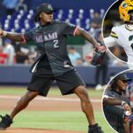 dolphins-qb-malik-willis-throws-horrendous-first-pitch-at-marlins-game-—and-gets-trolled-by-mlb