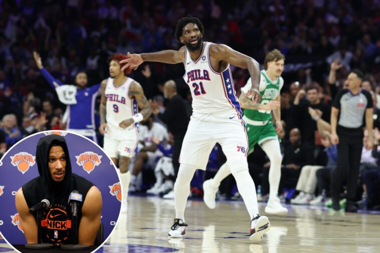 josh-hart-doesn’t-think-joel-embiid’s-plea-to-76ers-fans-will-keep-knicks-faithful-out-of-philadelphia