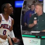 76ers-fans-rattle-brian-scalabrine-while-crashing-celtics-postgame-show