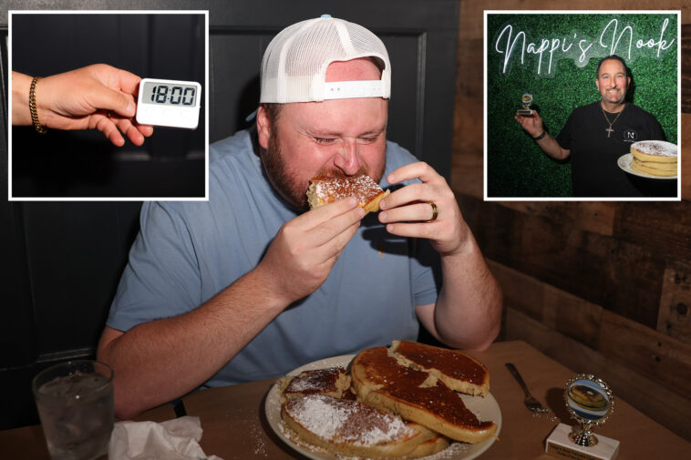 diners-can’t-eat-4-monster-pizza-sized-pancakes-in-18-minutes-in-viral-long-island-challenge