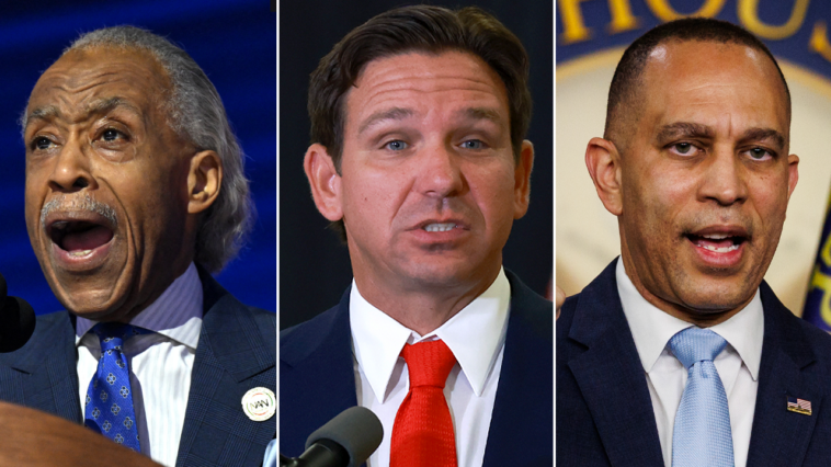 al-sharpton-rages-at-florida-gov-desantis’-impression-of-hakeem-jeffries