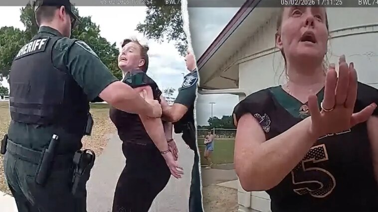 video-shows-florida-mom’s-heated-arrest-after-she-allegedly-kicked-child-at-youth-football-game