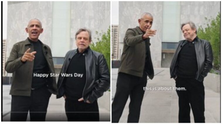 barack-obama-hawks-his-hideous-presidential-center-on-“star-wars-day”-alongside-mark-hamill-in-absolutely-cringeworthy-video-and-the-replies-are-brutal