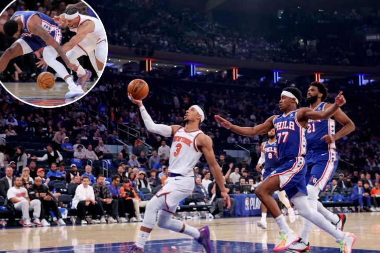 josh-hart-torments-76ers-in-his-unique-way-as-knicks-cruise-in-game-1
