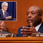 sen.-tim-scott-‘praying’-jerome-powell-leaves-fed-this-month-—-and-hints-chairman-has-an-agenda-by-staying-on