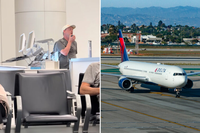 chaotic-moment-delta-passenger-takes-over-gate-counter-and-tees-off-on-staff