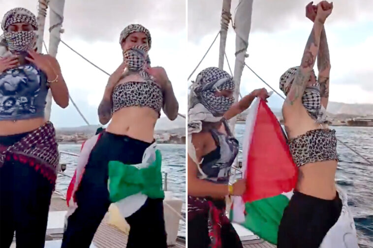 gaza-flotilla-activists-ripped-for-provocative-dance-while-demanding-release-of-accused-sex-predator