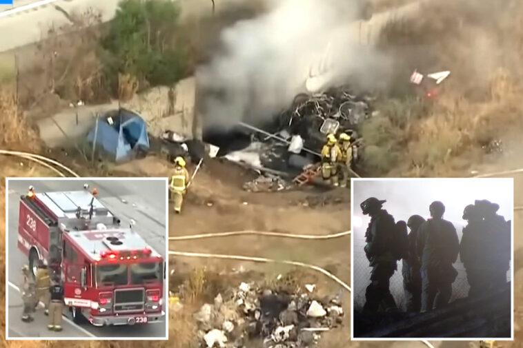 la-commuter-misery-as-northbound-110-shuts-down-‘indefinitely’-after-homeless-camp-fire