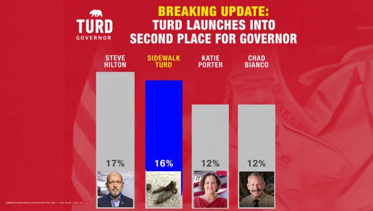turd-on-san-francisco-sidewalk-now-polling-second-in-california-governor’s-race