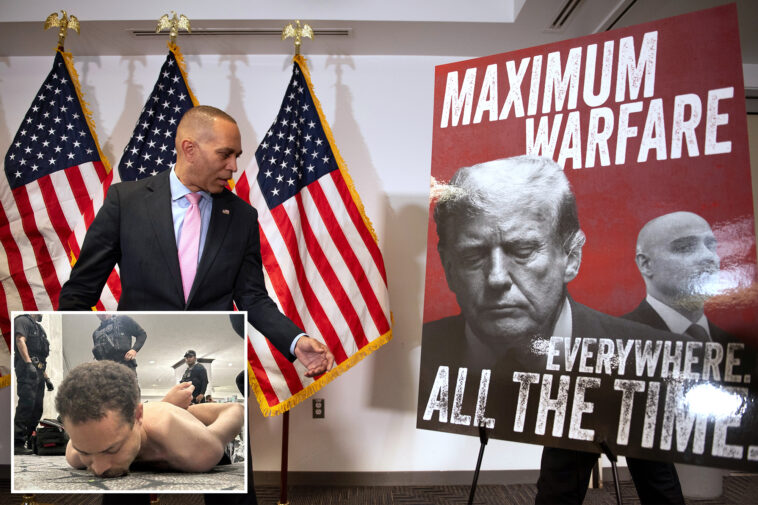 trump-demands-hakeem-jeffries-be-charged-with-inciting-violence-with-‘maximum-warfare’-rhetoric