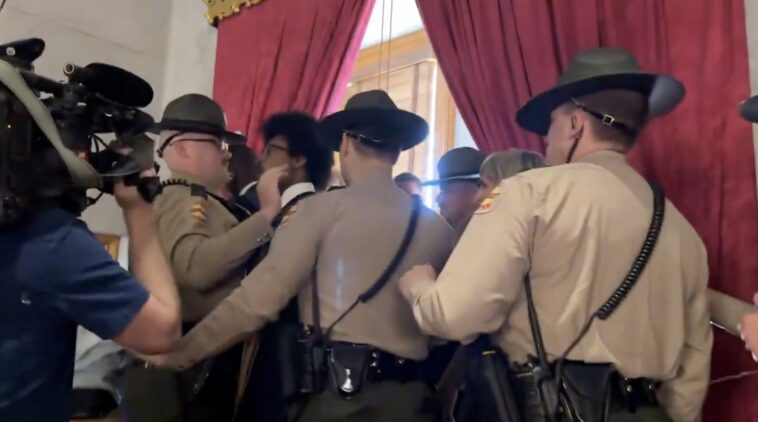 rep.-tim-burchett-calls-for-jail-time-for-radical-democrat-justin-pearson-after-he-intimidated-state-trooper-during-redistricting-meltdown
