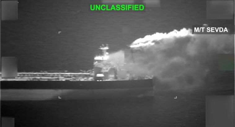watch:-us-military-releases-unclassified-video-of-us-forces-disabling-two-ships-attempting-to-violate-blockade-in-gulf-of-oman