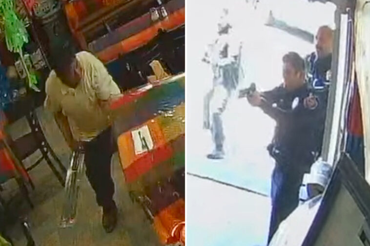 video-captures-the-moment-police-in-oxnard-open-fire-on-a-machete-wielding-man-inside-of-a-mexican-restaurant
